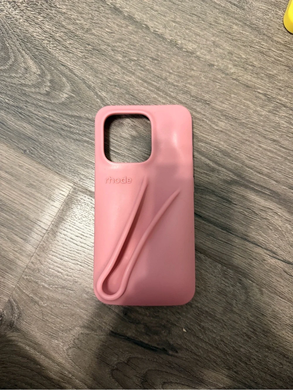 rhode skin Ribbon Silicone iPhone Case iPhone 15 Pro